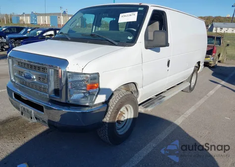 2014 Ford E-250 Commercial z USA, uszkodzony, nr VIN 1FTNE2EW1EDA10195